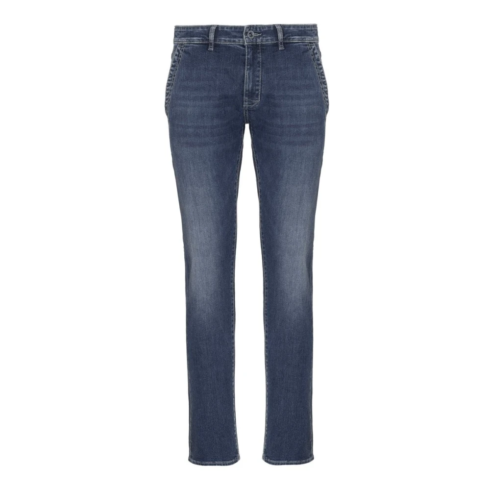 GAS Slim-fit Denim Jeans Blue Heren