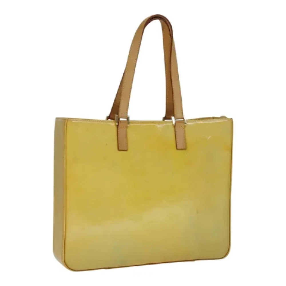 Louis Vuitton Vintage Pre-owned Leather totes Yellow Dames