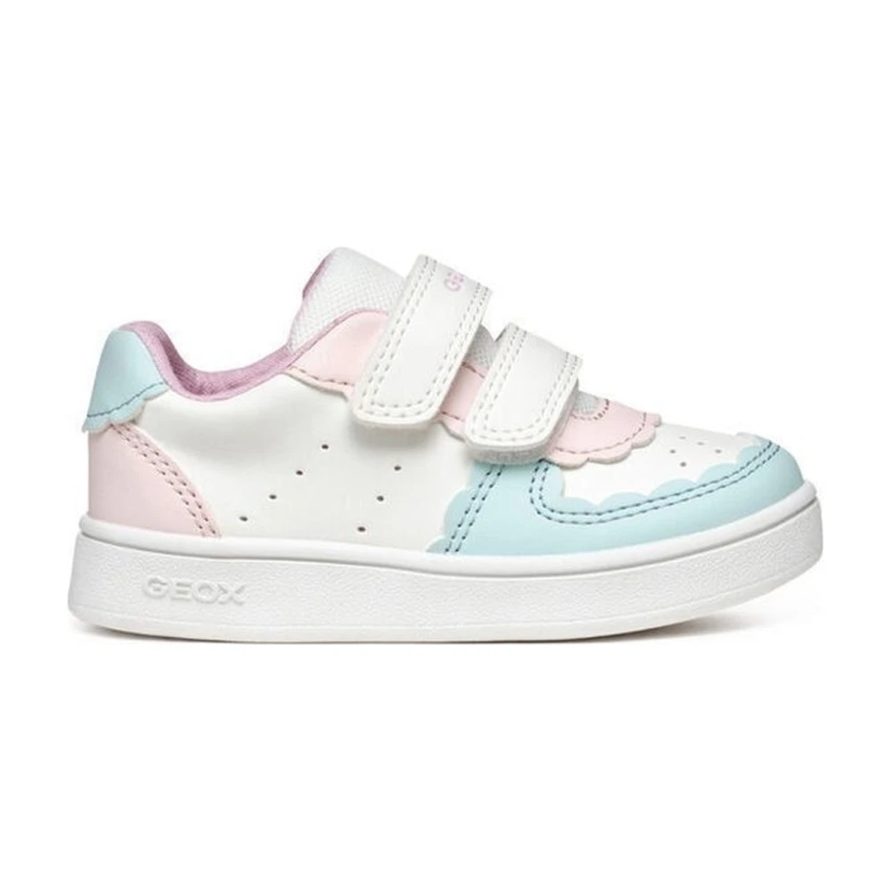 Geox Girls Multicolor Kids Sneakers, 22 Eu, Eclyper Trainers