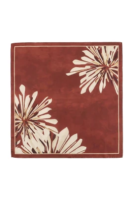 Floral Silk Scarf