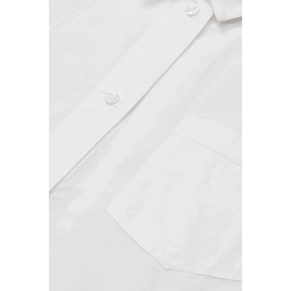 Skall Studio Klassieke Witte Katoenen Popeline Overhemd White Dames