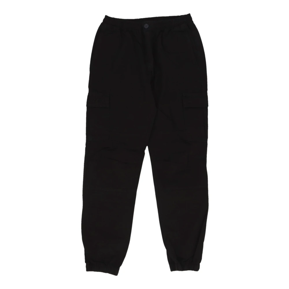 Iuter Men's Black Sweatpants, Xl, Ripstop Cargo Jogger Trousers