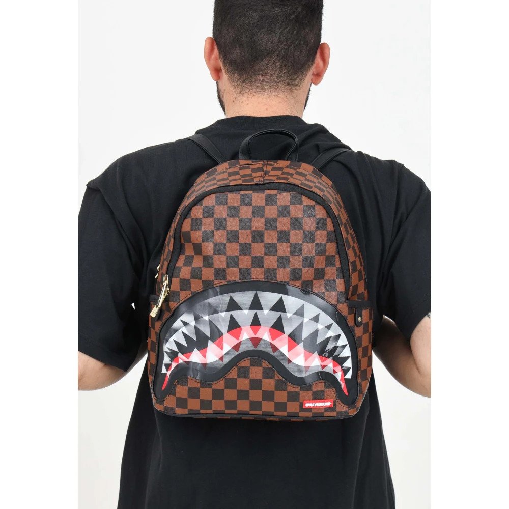 Sprayground Parijs Haaien Lenticular Chomp Rugzak Brown Unisex