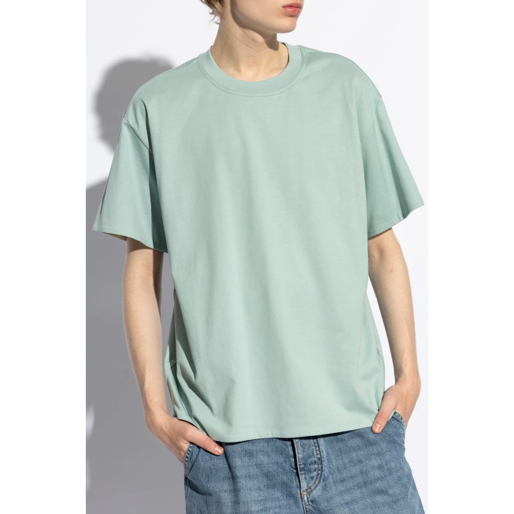 Bottega Veneta Katoenen t-shirt Blue Heren