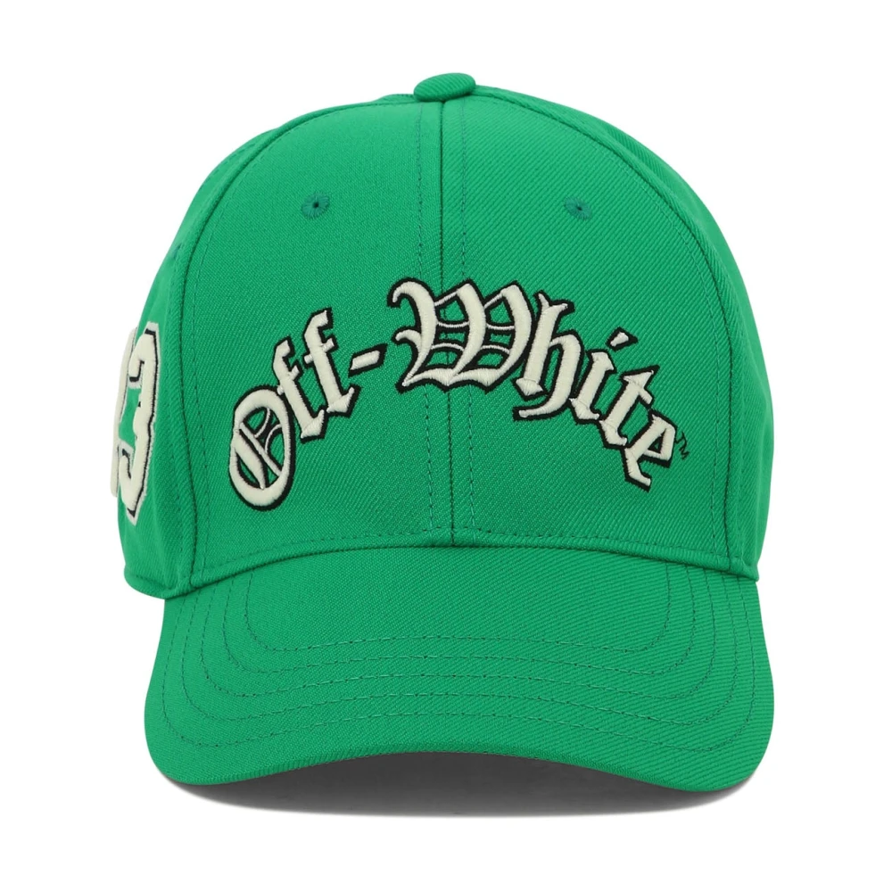 Off White Caps Green Unisex