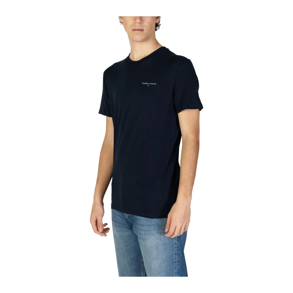 Tommy Jeans Blauwe Crew Neck Tee Blue Heren