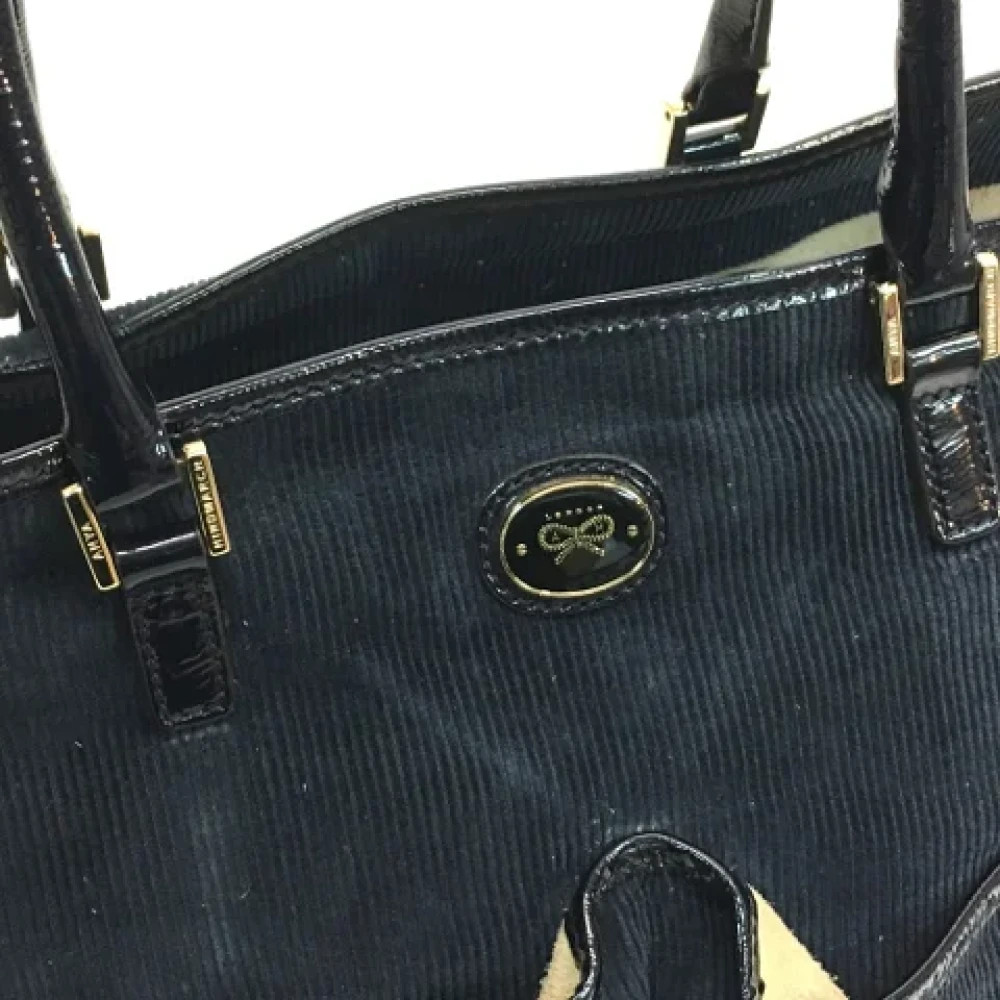 Anya Hindmarch Pre-owned Leather totes Blue Dames