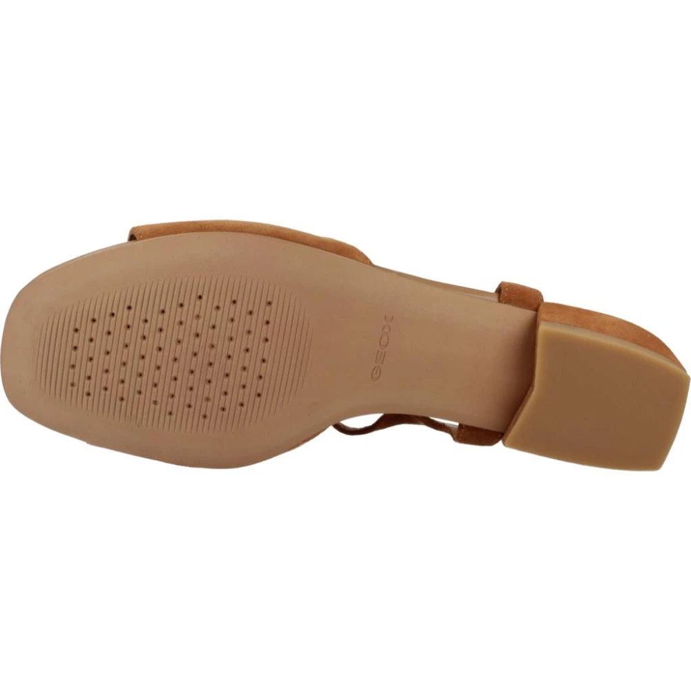 Geox Flat Sandals Brown Dames