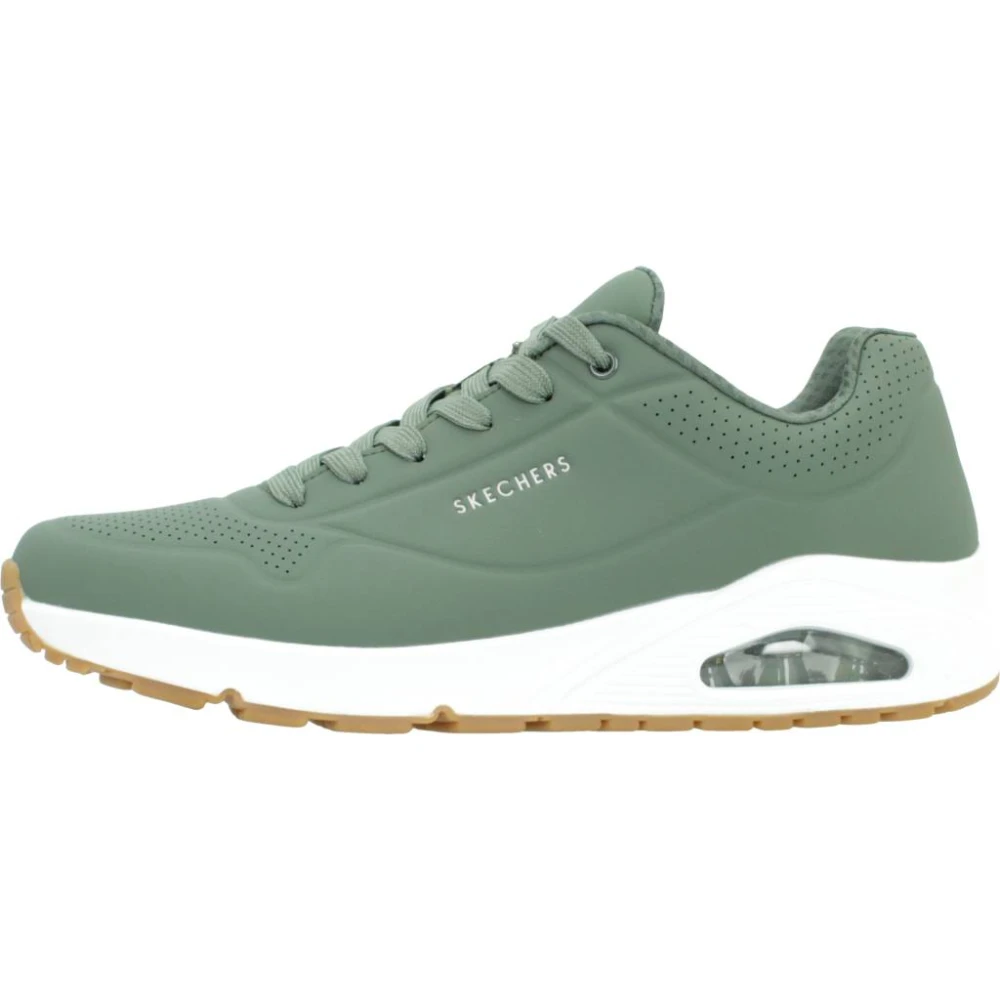 Skechers Air Stand Sneakers Green, Herr