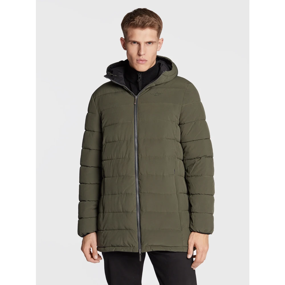aeronautica militare Omkeerbare parka Black Heren
