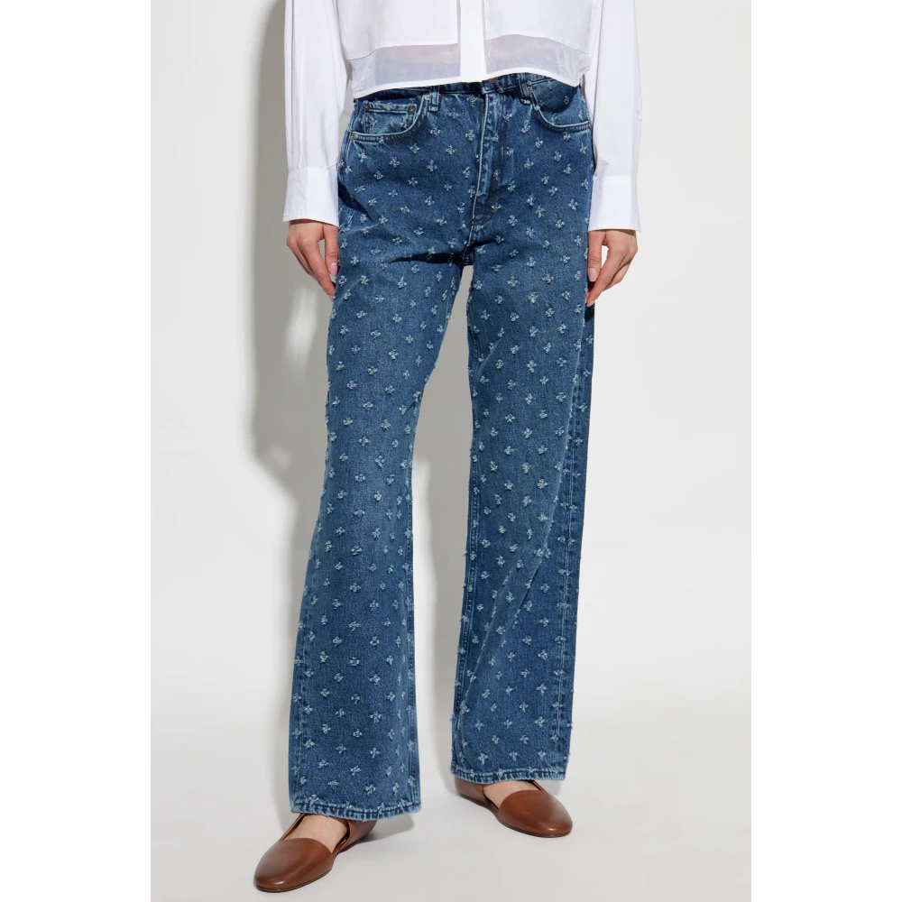 Rag & Bone Jeans The Shea Blue Dames