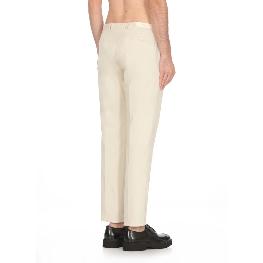 Briglia Ivoor Katoenen Broek met Zakken Beige Heren