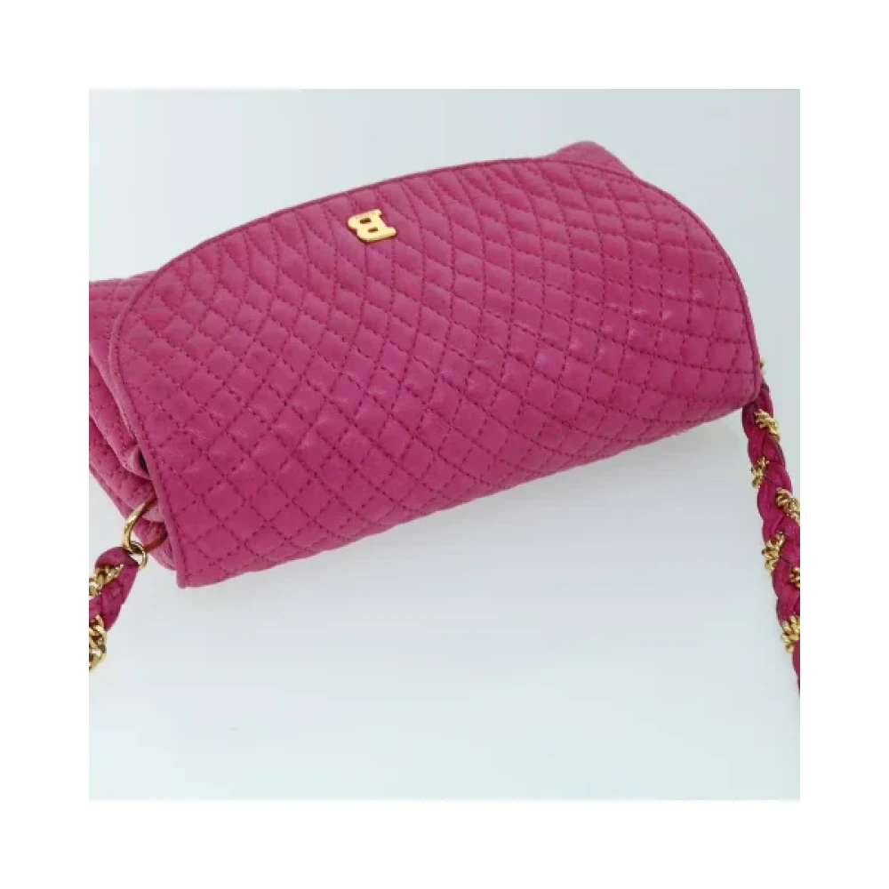 Bally Pre-owned Leather shoulder-bags Pink Dames