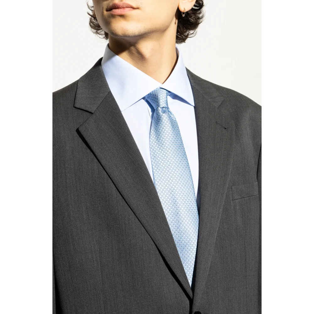 Brioni Zijden stropdas Blue Heren
