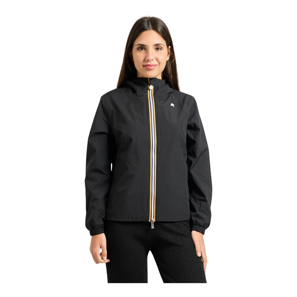 K-Way Donna Nero - Short Jacket - Jackets - L