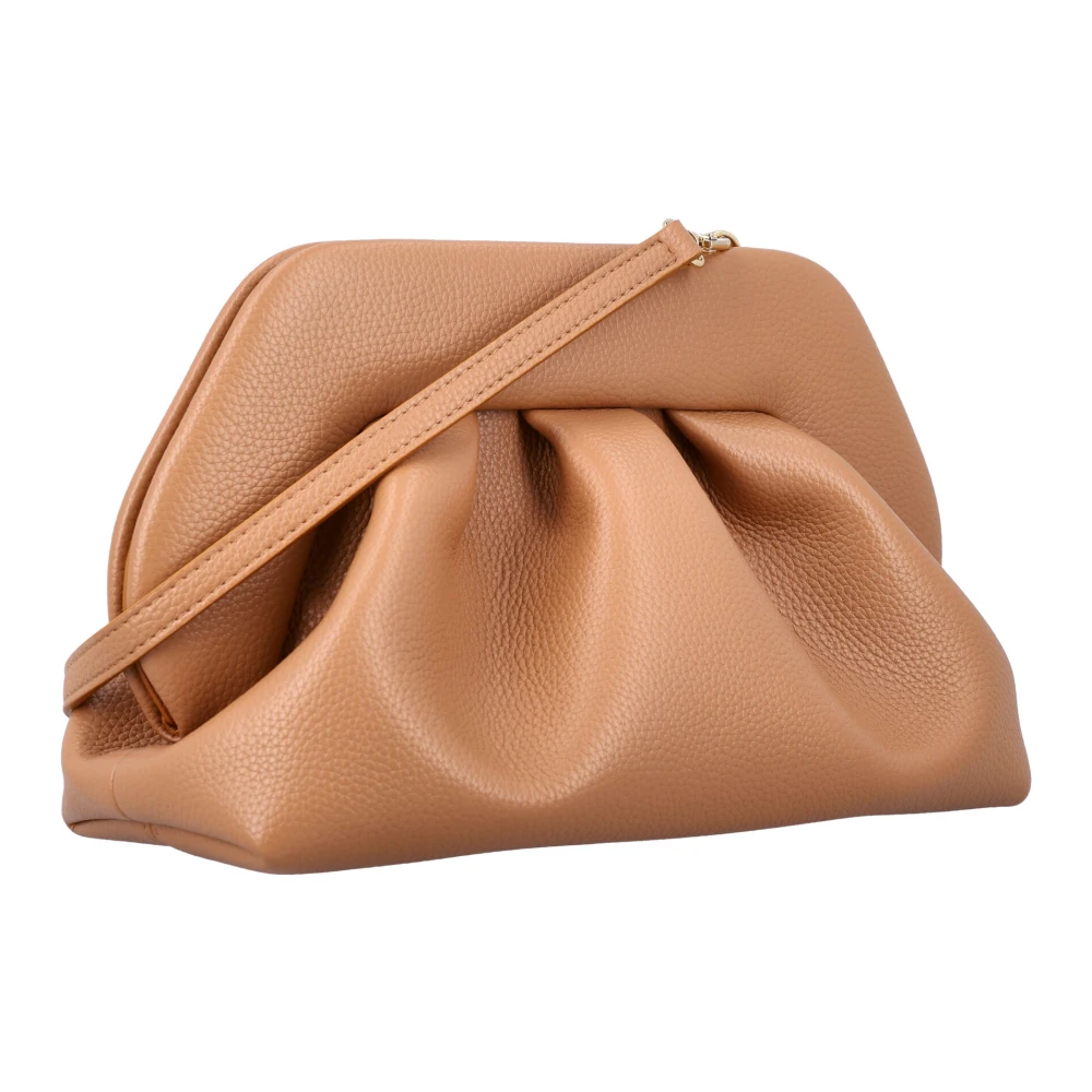 THEMOIRè Vegan Fabric Clutch Handtas Beige Dames