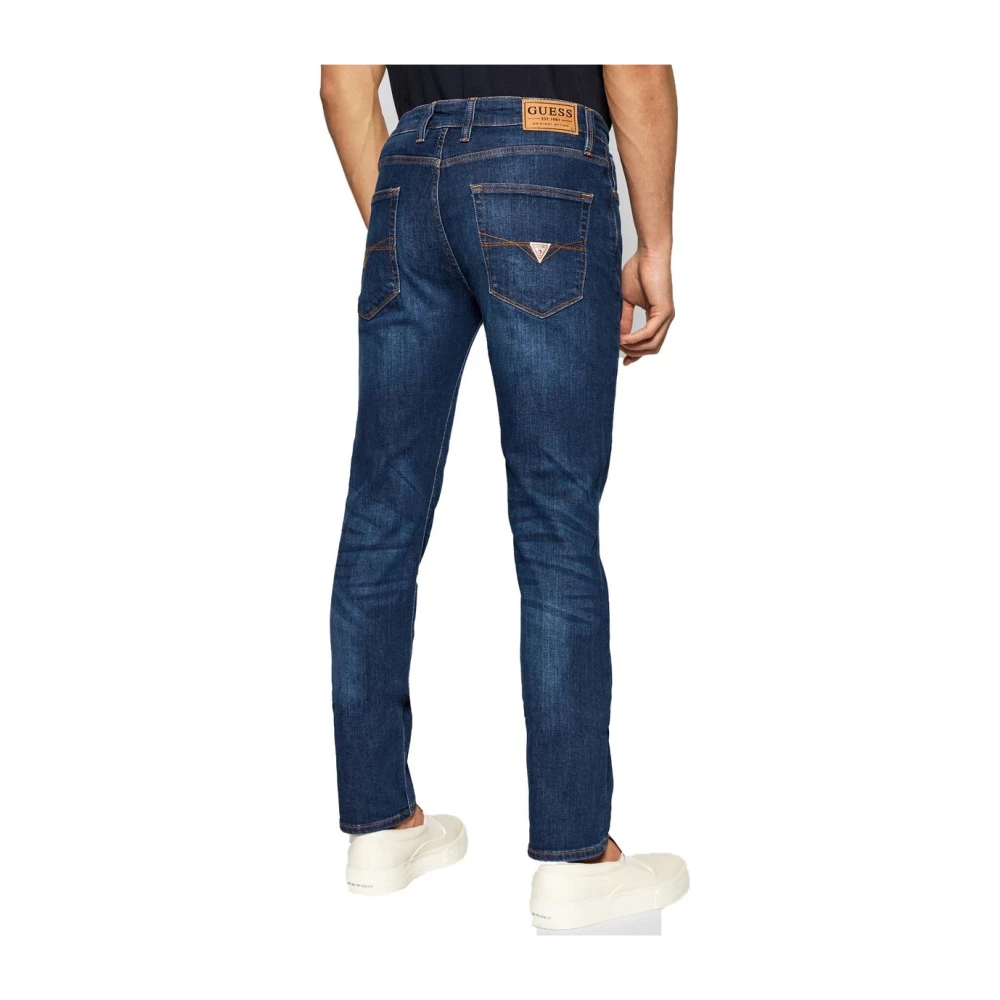 Guess Slim-fit Jeans van Denim Blue Heren