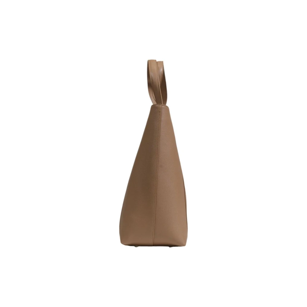 Furla Beige Leren Handtas met Strak Design Beige Dames