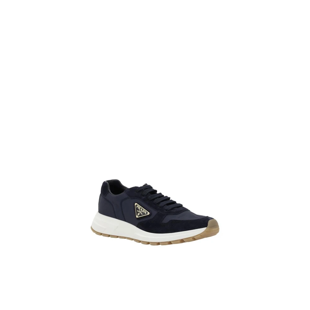 Prada Moderne lage sneakers stijl Blue Heren