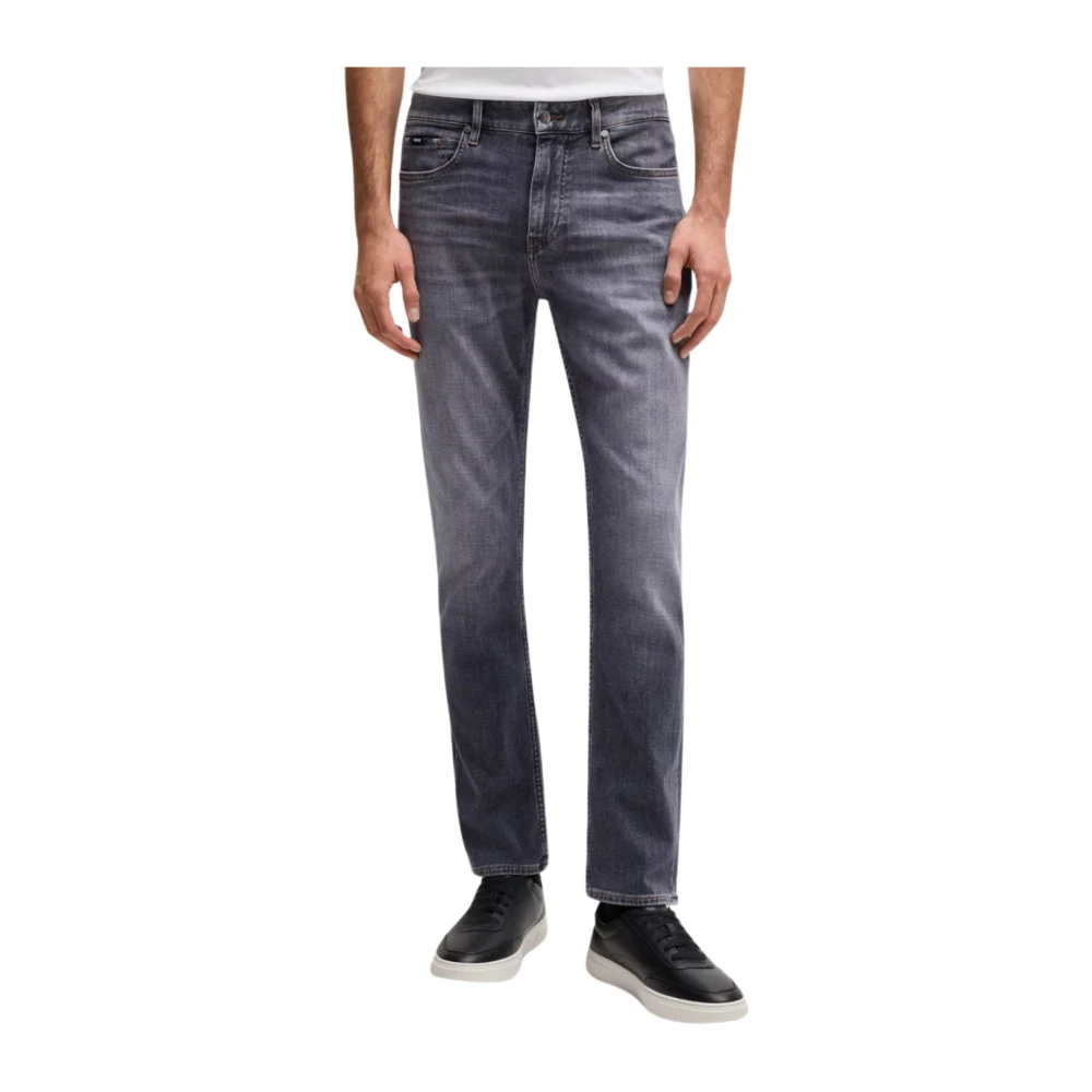 Boss Donkergrijze Slim-fit Jeans Gray Heren