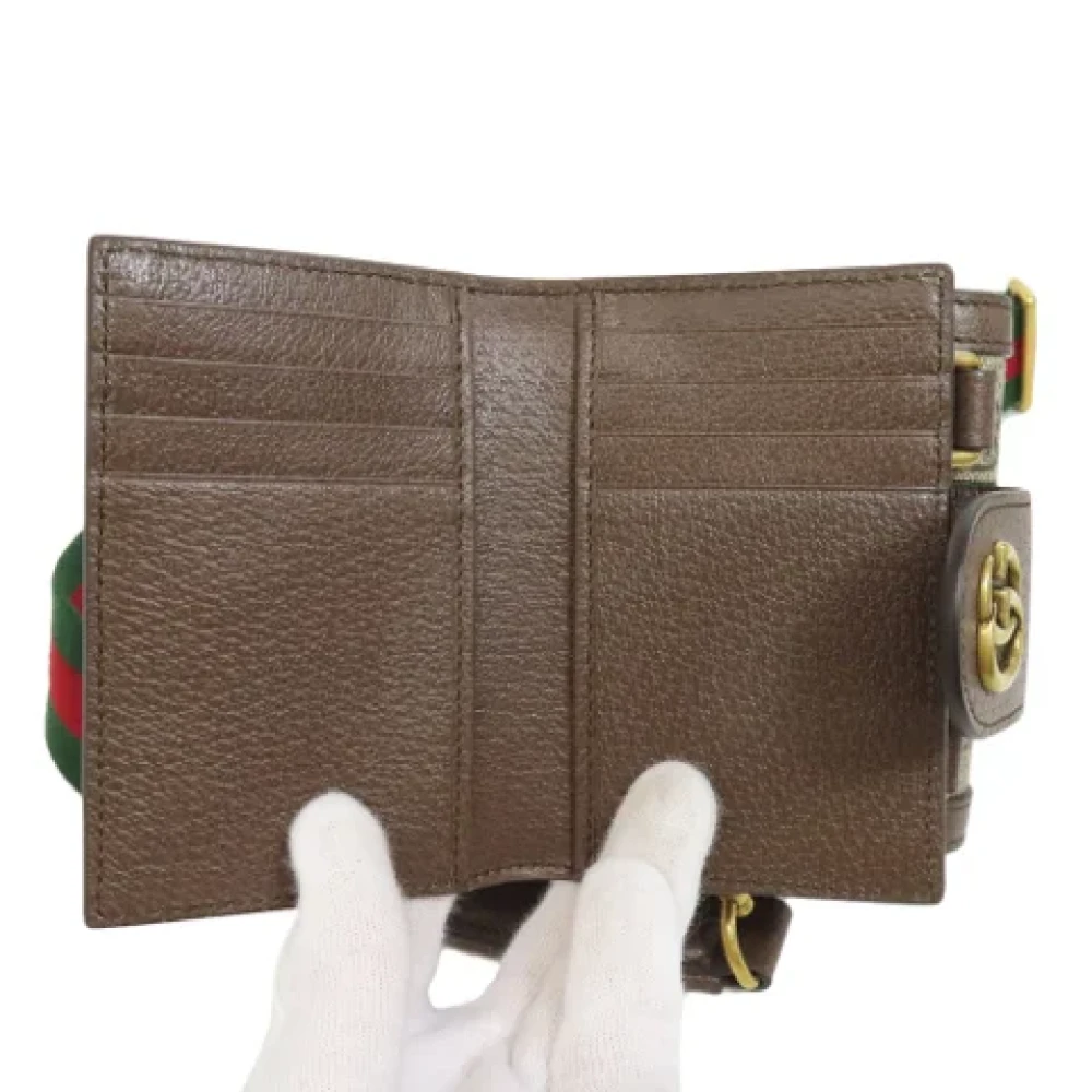 Gucci Vintage Pre-owned Fabric gucci-bags Beige Dames