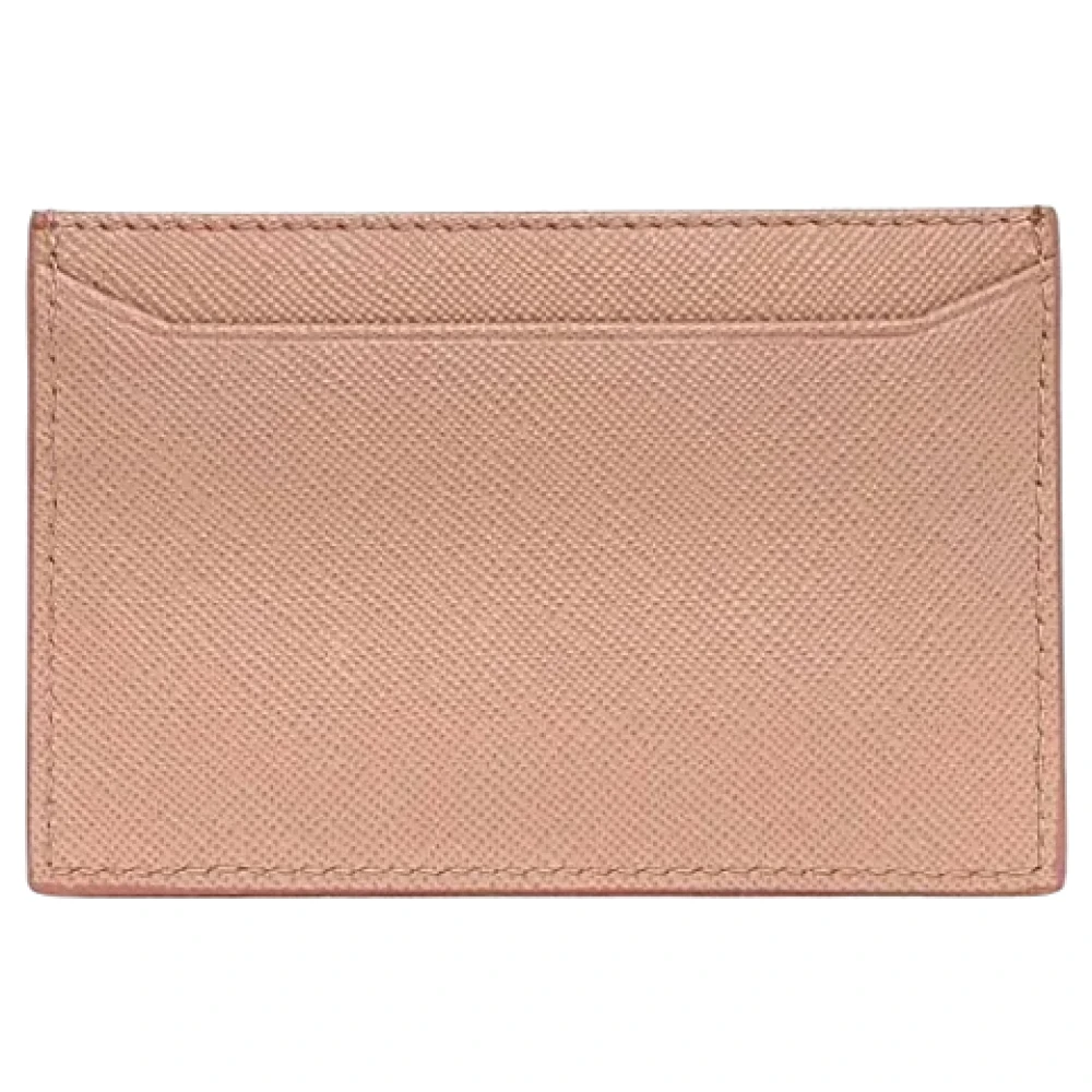 Prada Vintage Pre-owned Leather wallets Pink Dames