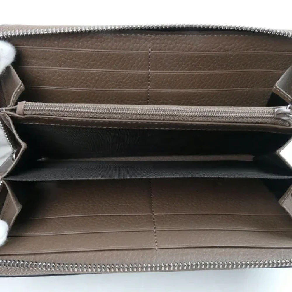 Gucci Vintage Pre-owned Leather wallets Brown Dames