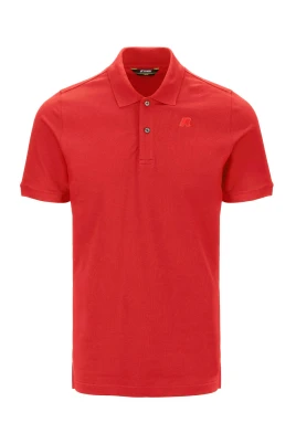 Slim-Fit Kortärmad Pikétröja