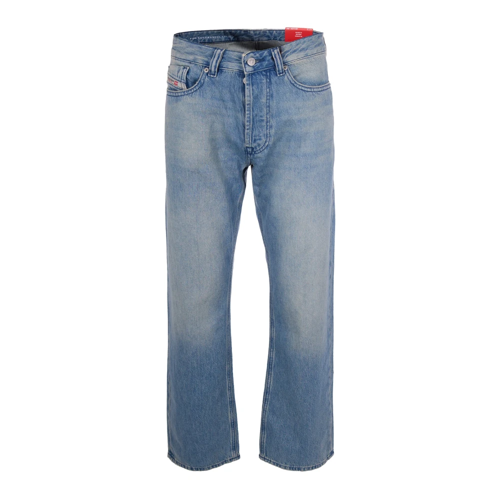 Diesel Men's Blue Straight Fit Jeans, W31, Straight Jeans