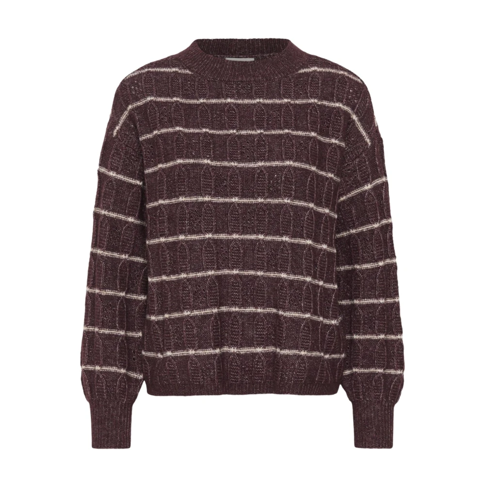 Kaffe Damen Violet Pullover Sirens Striped - Bild 2