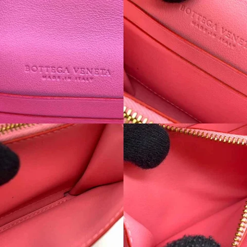 Bottega Veneta Vintage Pre-owned Leather wallets Red Dames