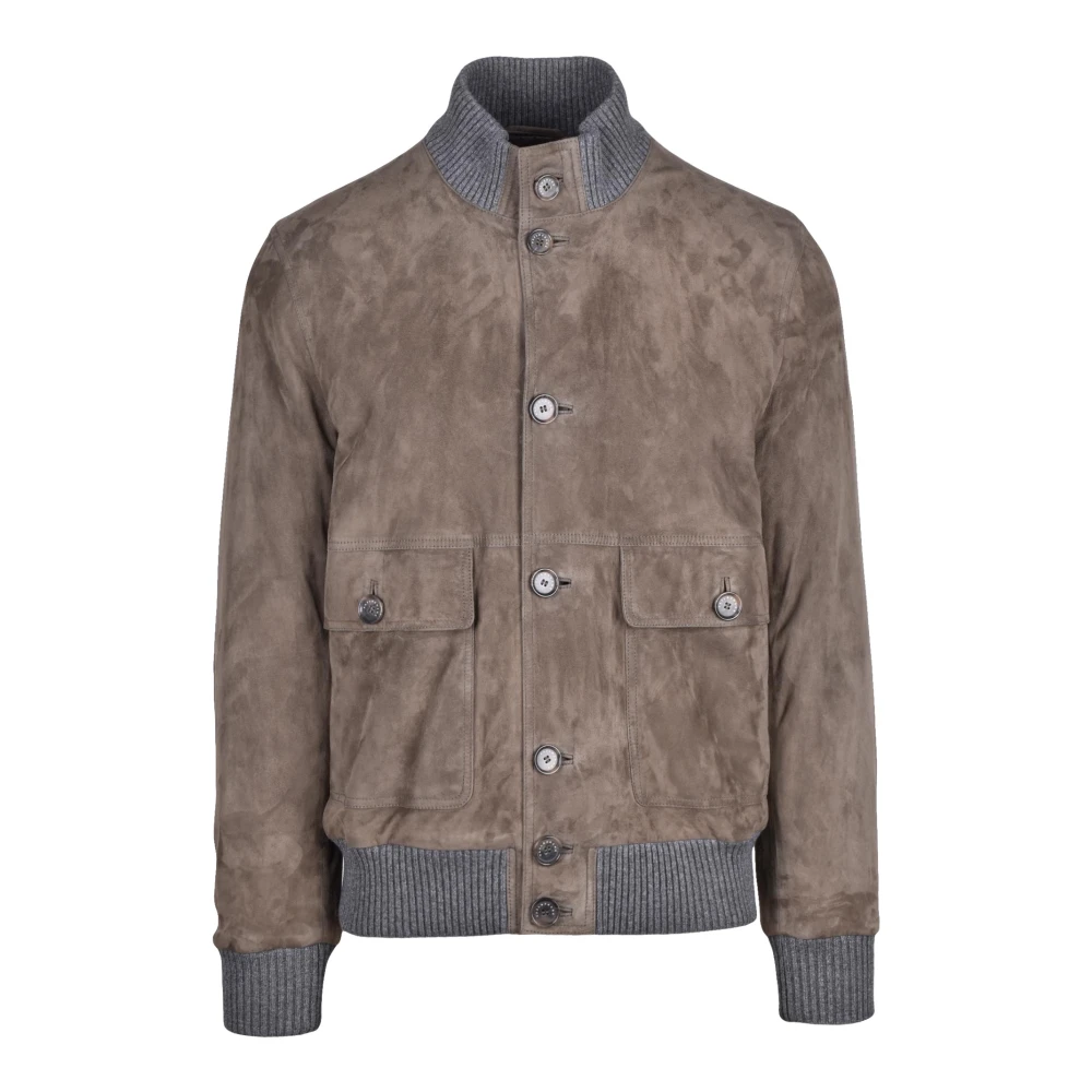 Jackets > Leather Jackets - - Paul & Shark - Modalova