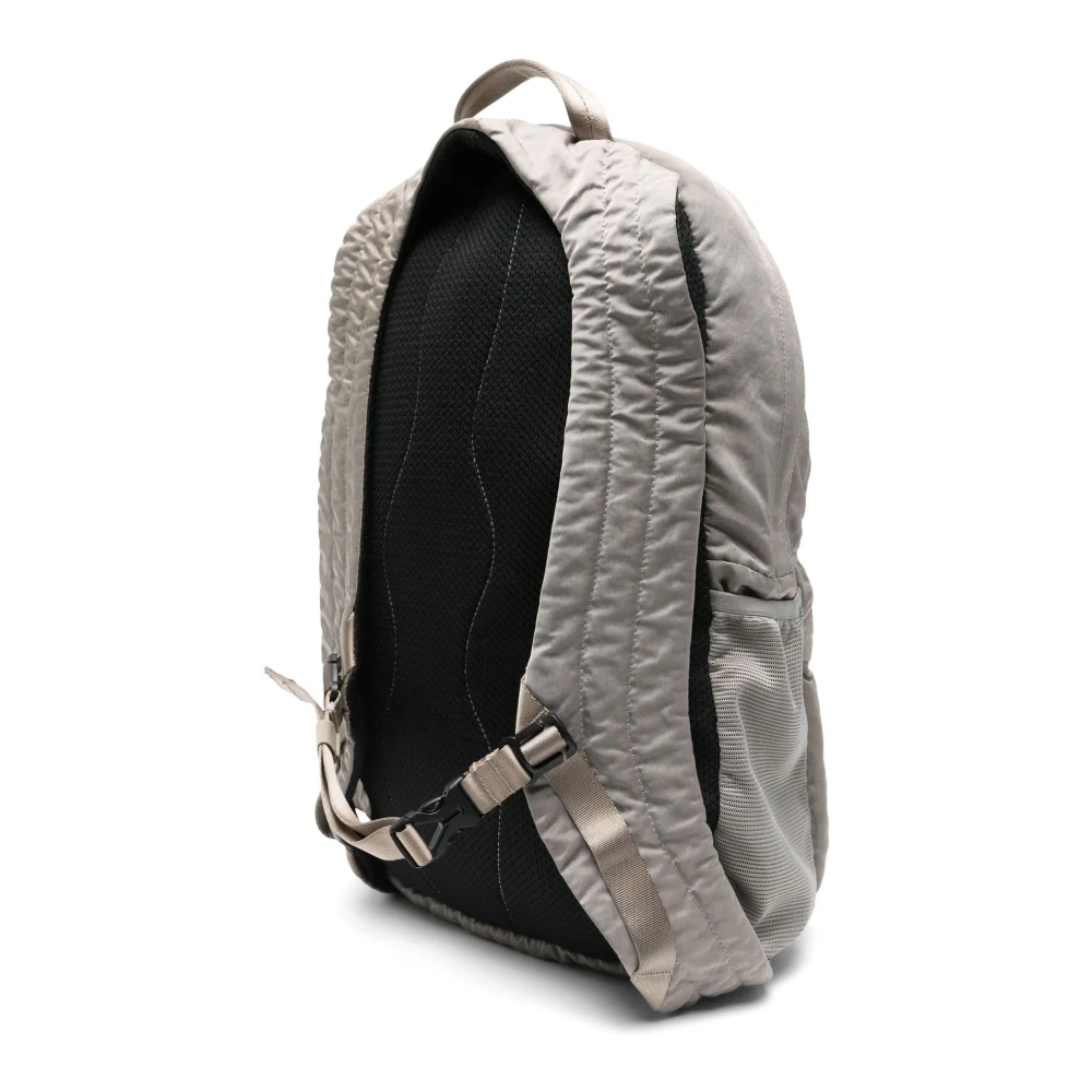 C.P. Company Beige Rugzak met Rits en Ringhandvat Gray Heren