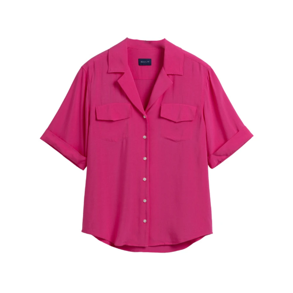 Gant Safari-stijl shirt voor vrouwen Pink Dames