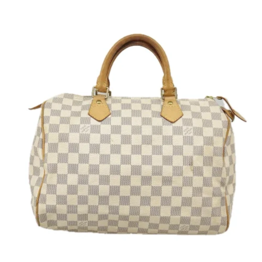 Louis Vuitton Vintage Pre-owned Canvas louis-vuitton-bags White Dames