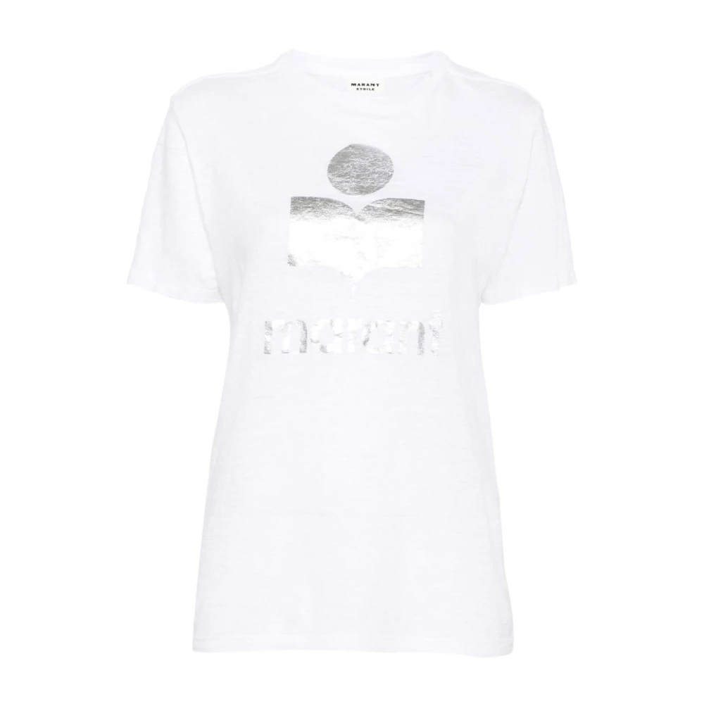 Isabel Marant Étoile Witte T-shirts en Polos met Korte Mouwen White Dames