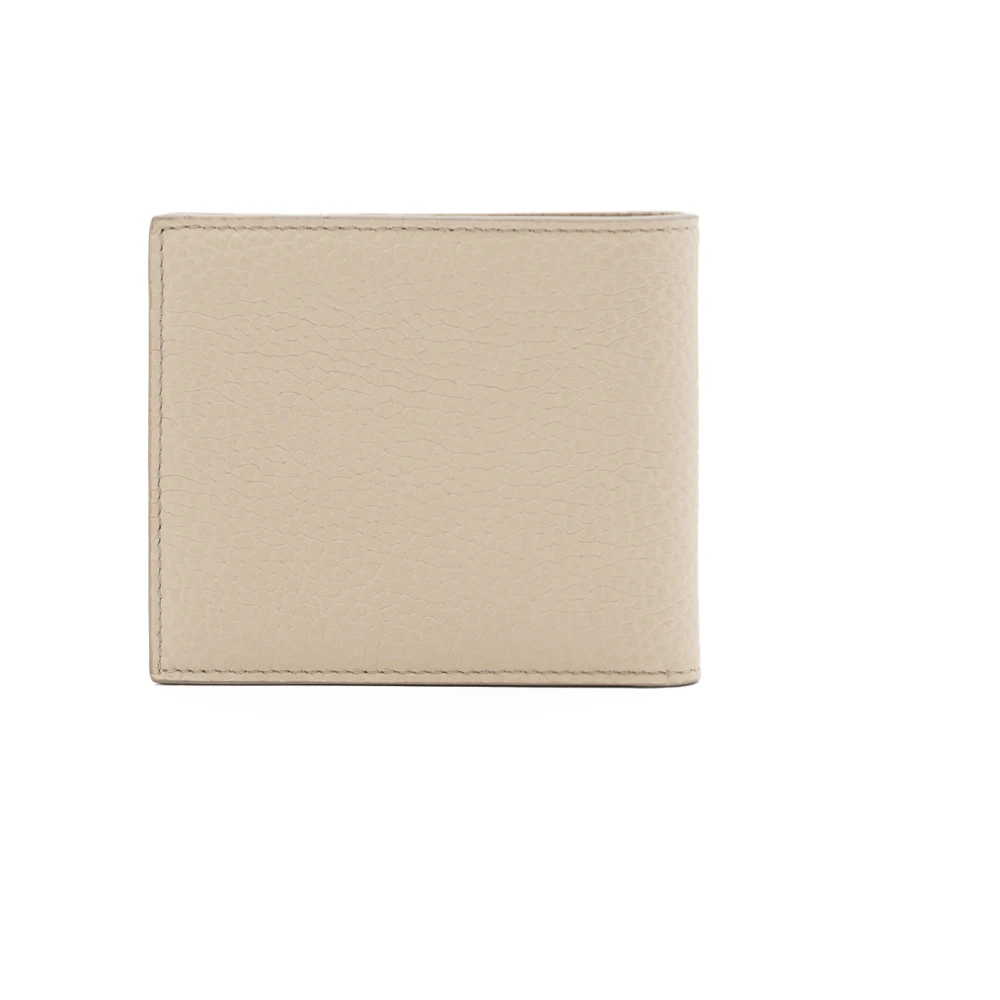 Dolce & Gabbana Bifold Portemonnee met Logo Beige Heren