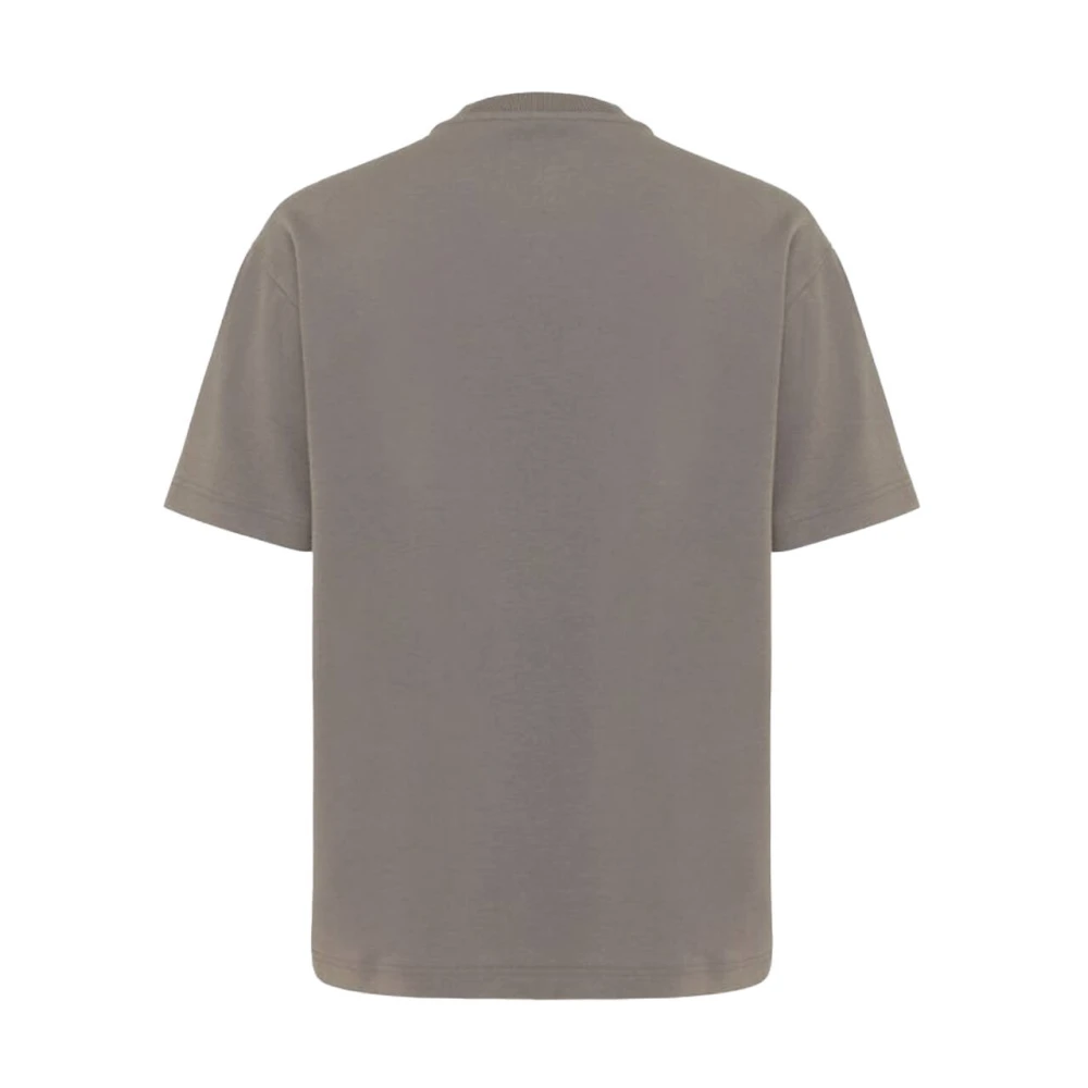 Genti Korte Mouw T-shirt J2025-1227 Brown Heren