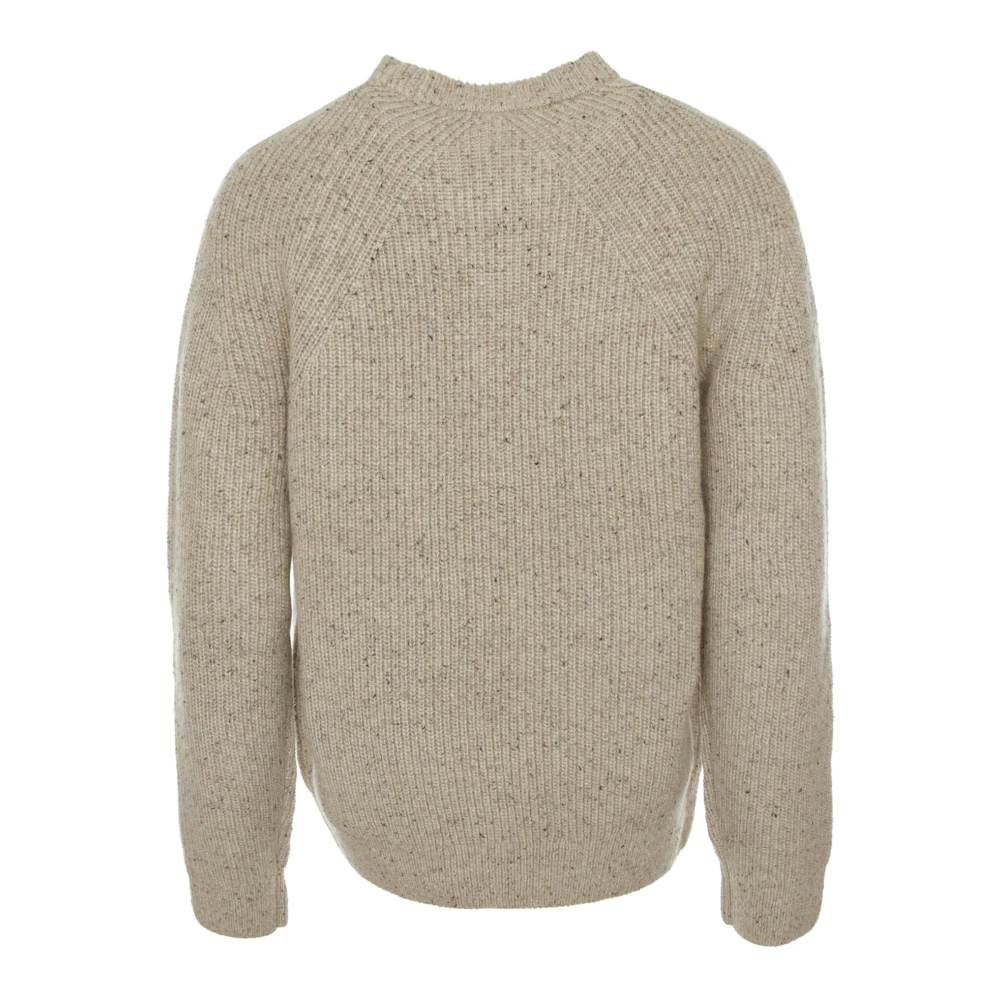 drykorn Rippley Gebreide Trui Beige Heren