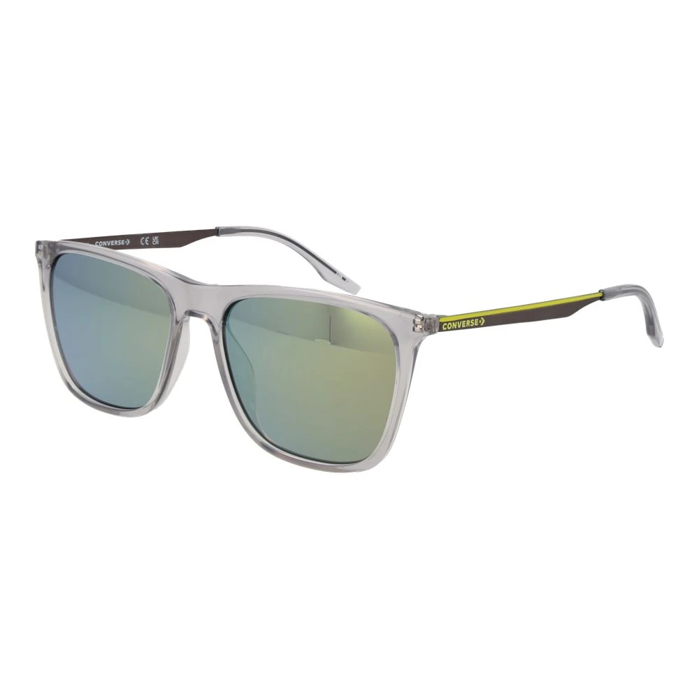 Converse Men's Gray Square Metal Sunglasses - Sunglasses - One Size - Accessories