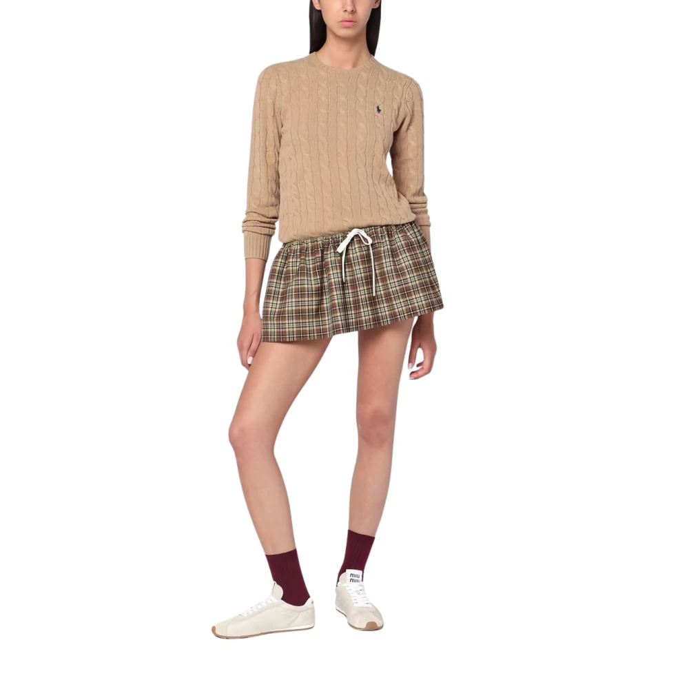 Polo Ralph Lauren Beige Round-Neck Knitwear, Female, L, Jumpers