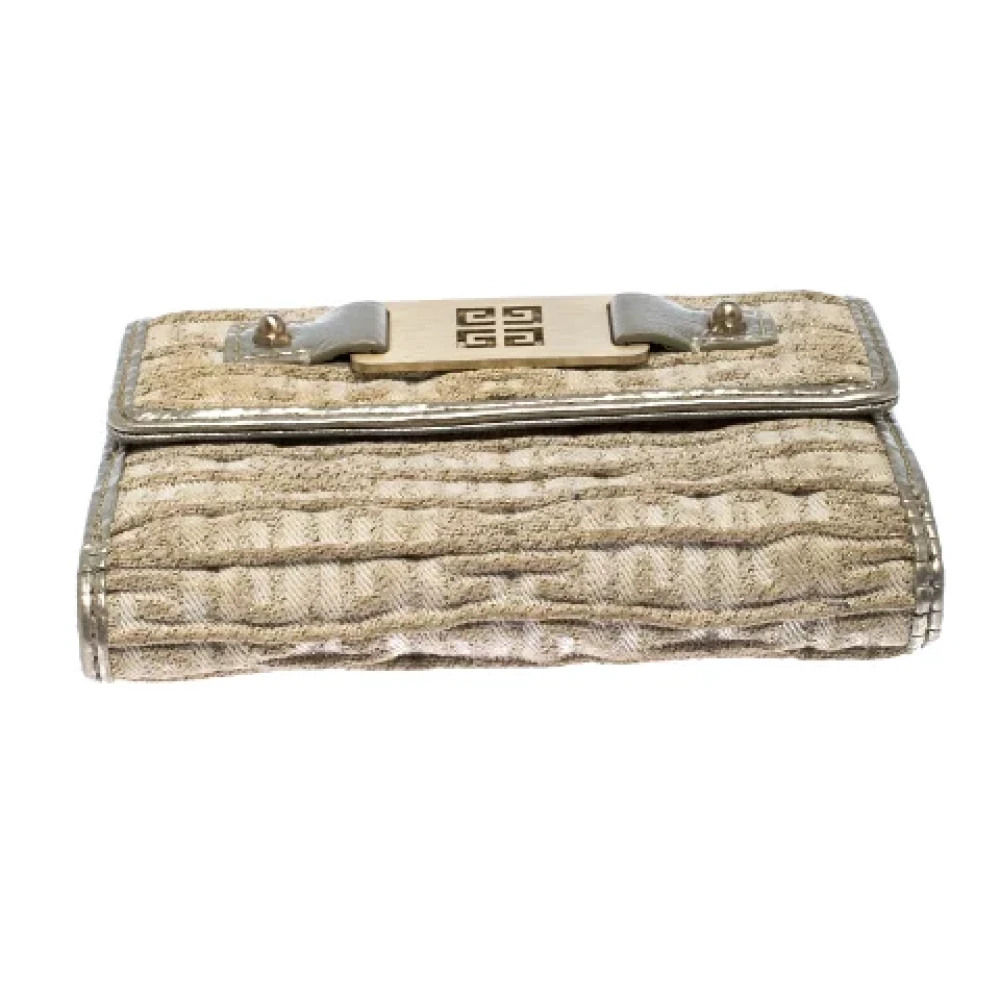 Givenchy Pre-owned Fabric wallets White Dames