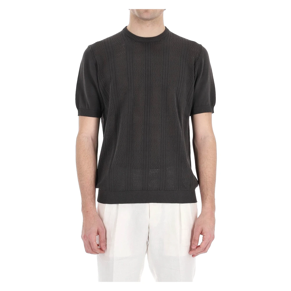Drumohr - Tops > T-Shirts - Brown - Drumohr - Modalova