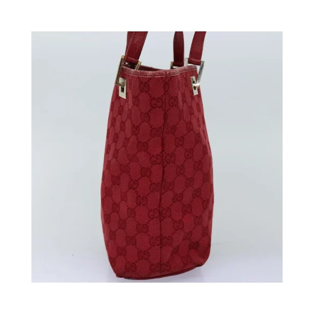 Gucci Vintage Pre-owned Canvas gucci-bags Red Dames