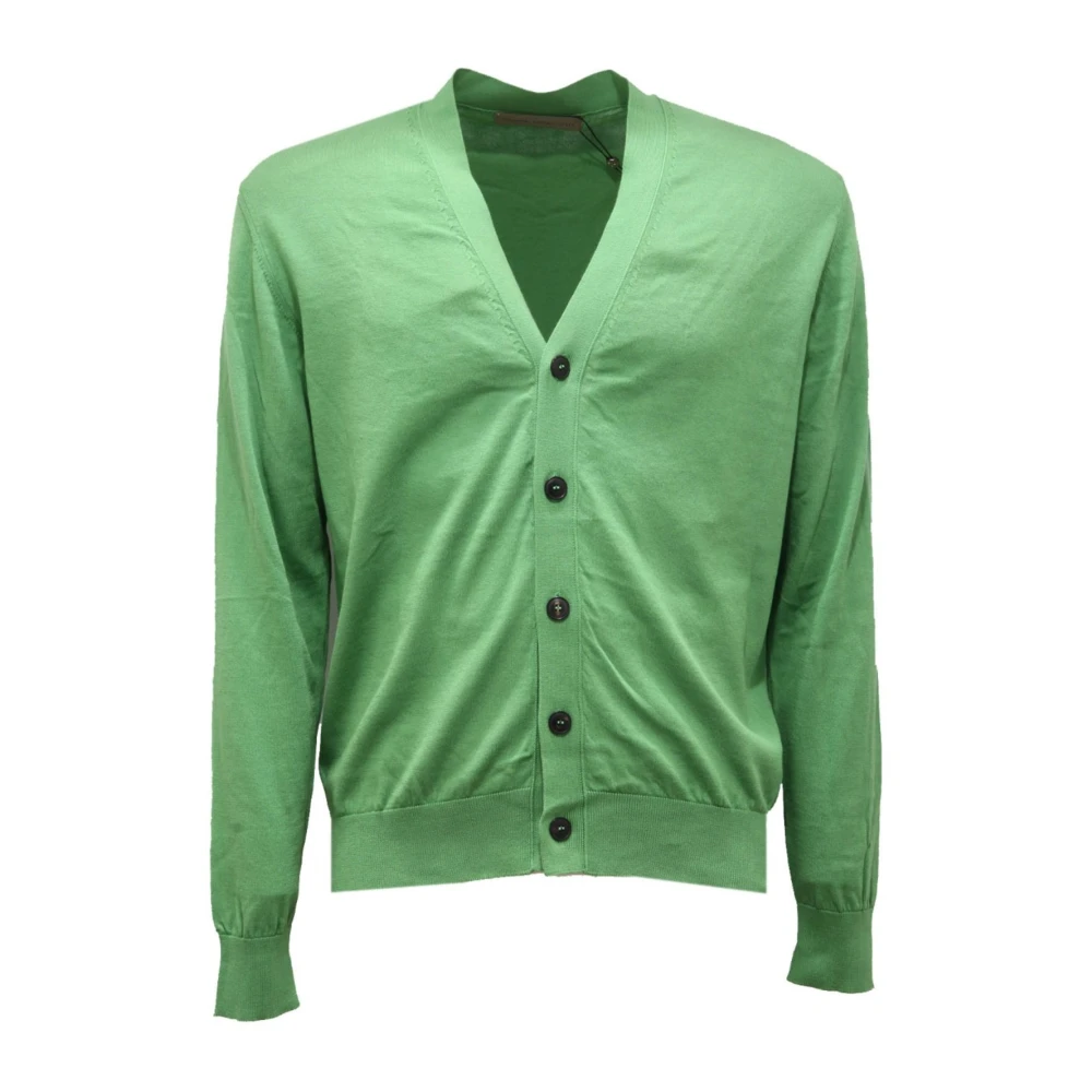 Original Vintage Green Dexter Cardigan - Male - Cardigans - M - Knitwear