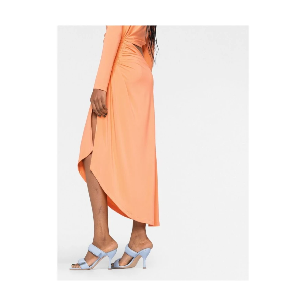 Off White Party Dresses Orange Dames