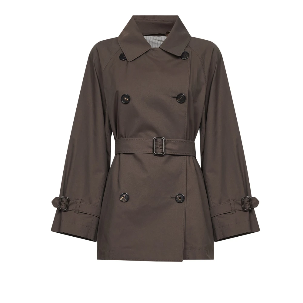 Max Mara Women's Brown Trench Coats, M, Calle Trench Coat