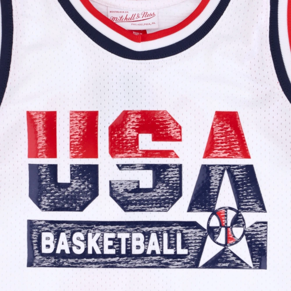 Mitchell & Ness Michael Jordan 1992 Team USA Tank Top White Heren