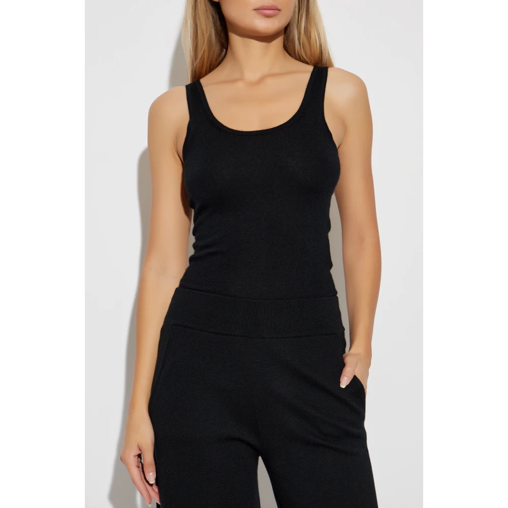 Max Mara Kasjmier top Black Dames