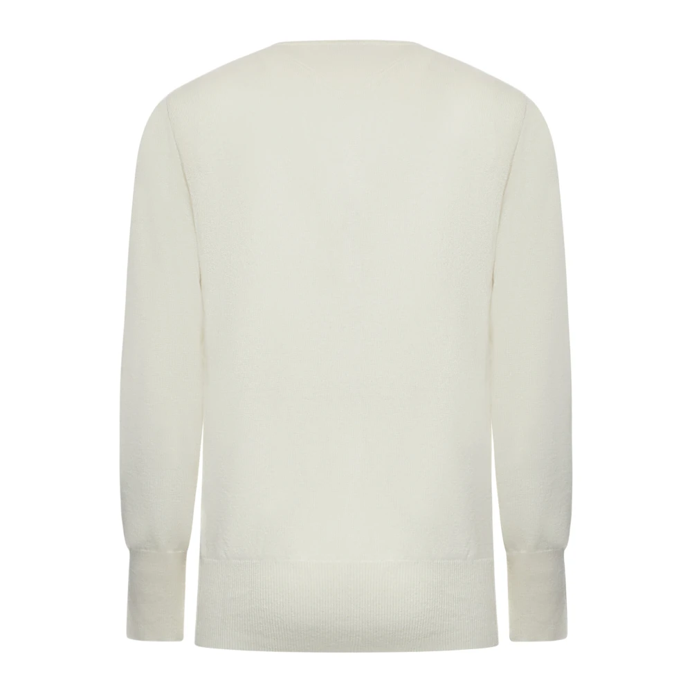 Lardini Witte Sweater Collectie White Heren